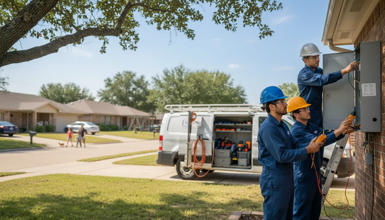 Certified electrician providing emergency electrical services in Leachville, AR